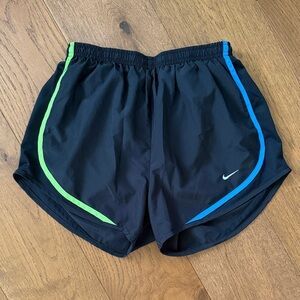 Nike Black Running Shorts with Neon Accents